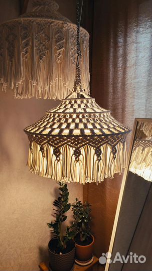 Абажур макраме