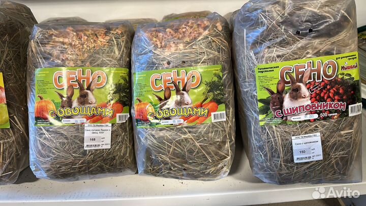 Сено для декоративных грызунов