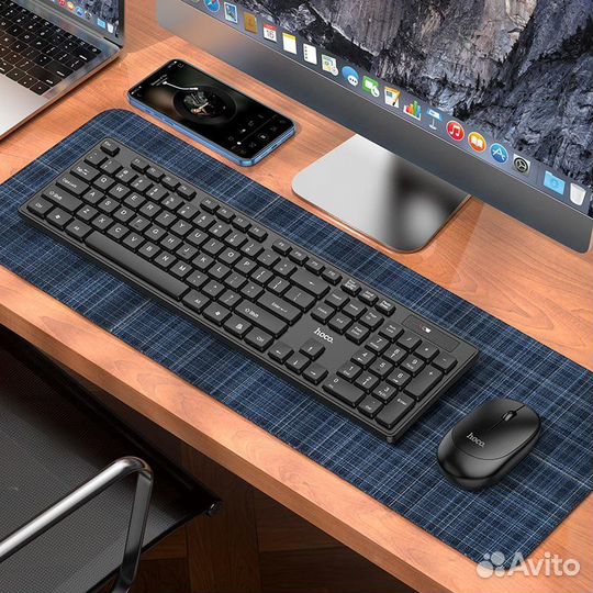 Беспроводной комплект клавиатура + мышь hoco GM17