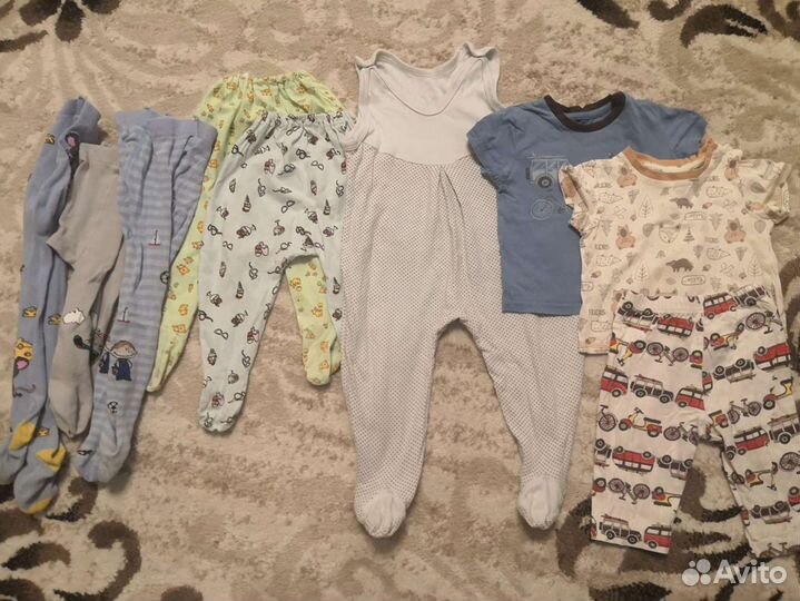 Детские вещи пакетом на мальчика от 0 до 1 года