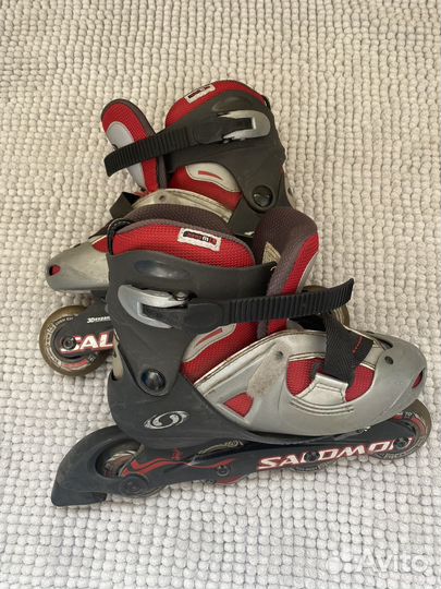 Роликовые коньки salomon детские раздвижные 33 38