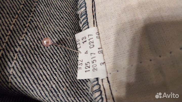 Джинсы levis USA 1981 32/36