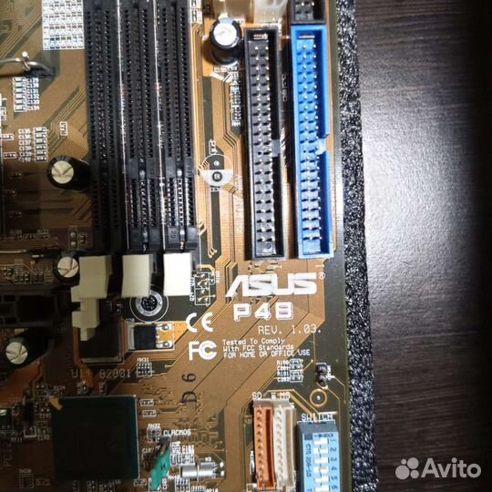 Материнская плата Asus P4B 478 socket + процесор +