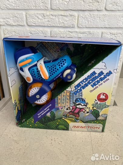 Роликовые коньки детские reaction 25-28р