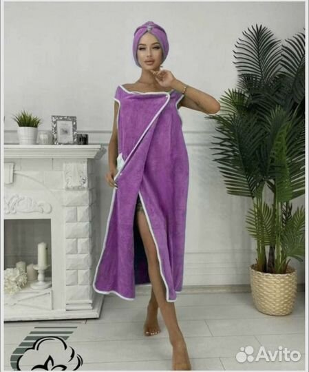 Полотенце и чалма для сауны бани