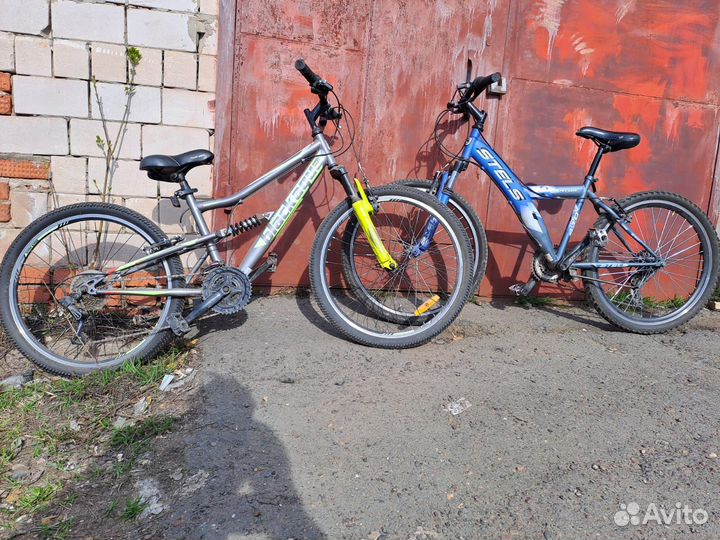 Два горных велосипеда.колеса 24