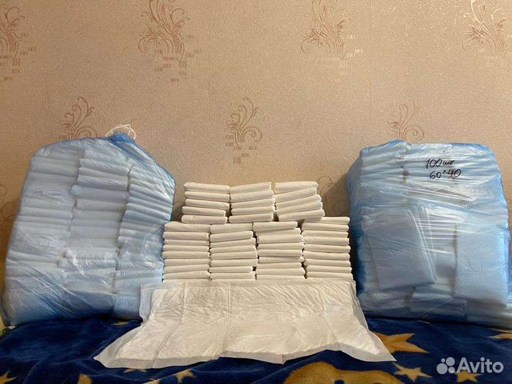 Пеленки одноразовые 60х40