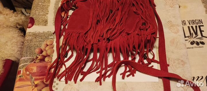 Сумка натуральная замша для Юлии