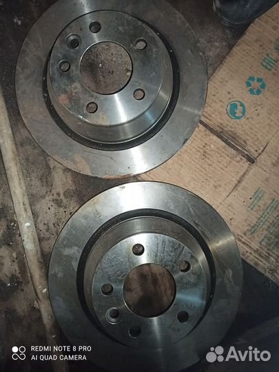 Зад. тормозные диски VW 0986479094 7L6615601 E G