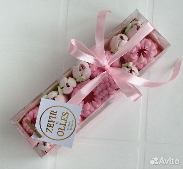 Наборы из зефира, зефирные подарки