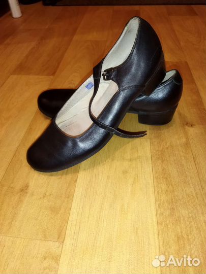 Туфли концертные профессиональные для танцев кожа