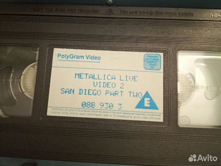 Metallica live shit:binge & purge (VHS)