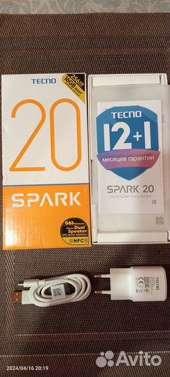 TECNO Spark 20, 8/256 ГБ