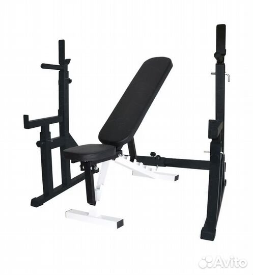 Скамья для жима и стойка с подстраховкой