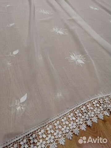 Тюль кухонная