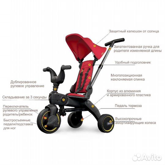 Детский велосипед Doona Liki Trike S1