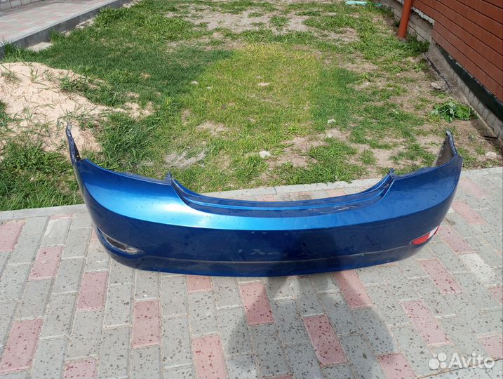 Задний бампер hyundai solaris