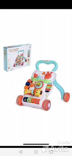 Каталка-ходунки «Первые шаги» со светом и звуком