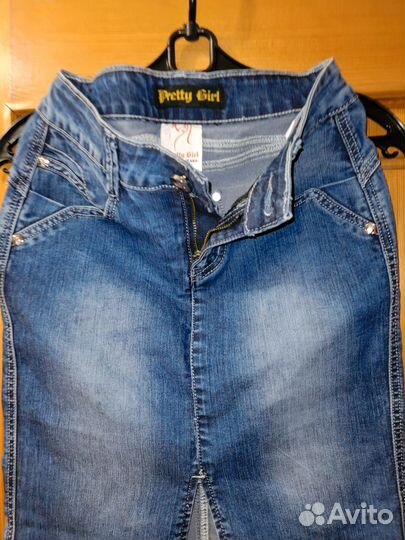 Джинсовая юбка женская