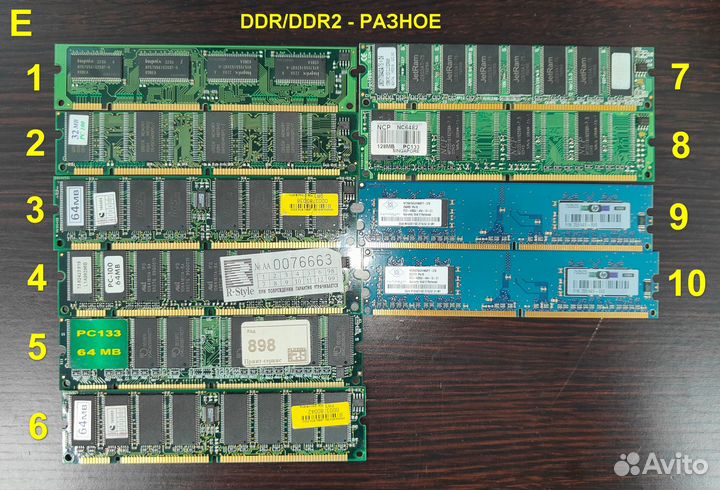 Оперативная память DDR/DDR2