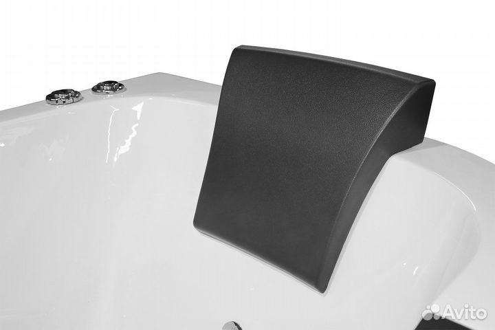 Ванна акриловая Loranto 800х1700х600 с гидромассажем, левосторонняя