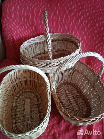 Корзина плетеная для грибов, овощная, детская