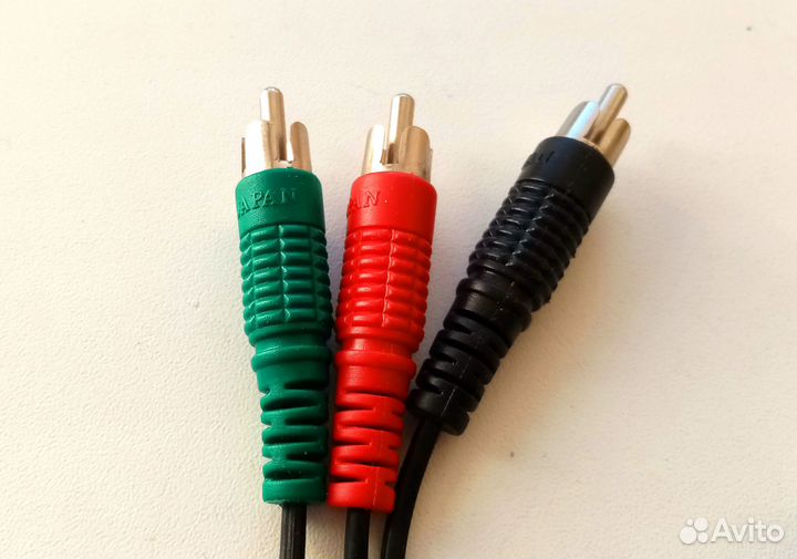 Кабель scart x 3RCA (1.2м.)