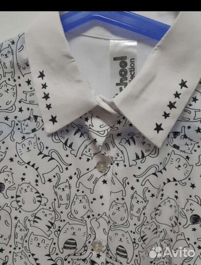 Блузка белая для девочек