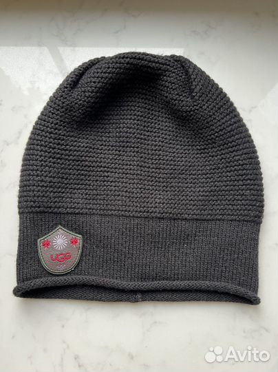 Шапка Ugg Australia шерсть унисекс черная