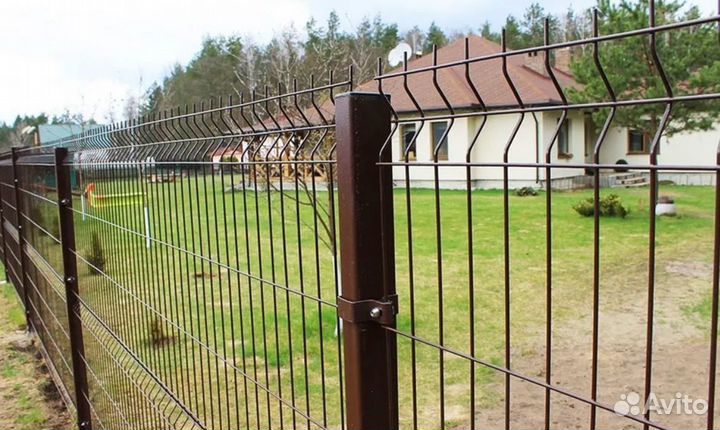 Забор из 3D сетки 60 метров
