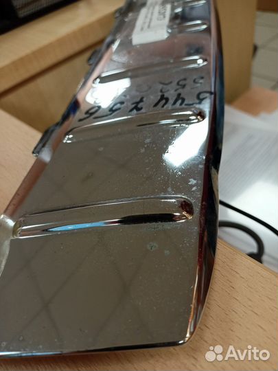 Накладка бампера задняя хром для Touareg II