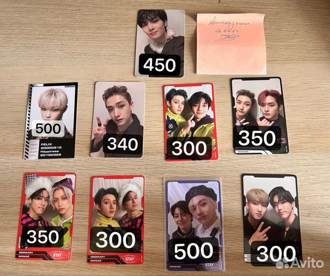 Карты stray kids oddinary