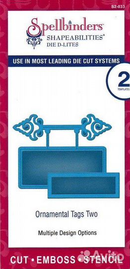 Набор ножей Spellbinders Shapeabilities Die D-Lit