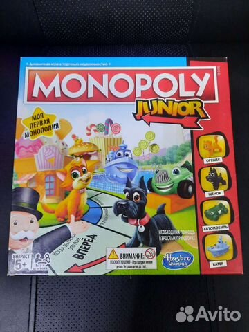 Монополия джуниор Monopoly junior
