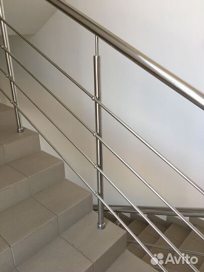 Ограждения, перила, поручни из нержавейки