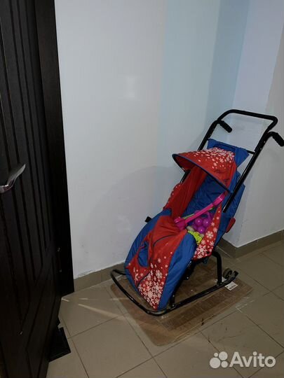 Коляска санки