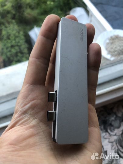 USB хаб переходник адаптер macbook