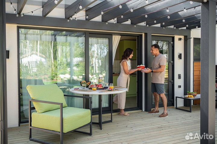 Алюминиевые двери теплый профиль алютех