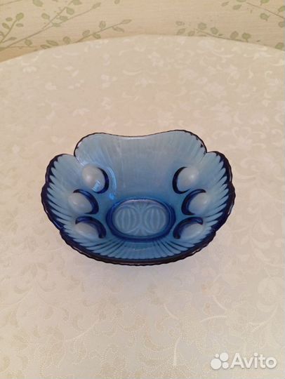 Салатник цветное стекло