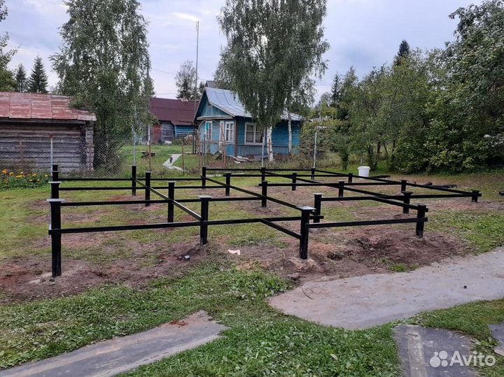 Фундамент на винтовых сваях Винтовые сваи под ключ