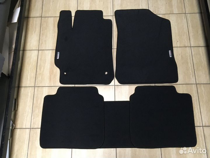 Полики оригинал Тойота Камри 40 2008. Ворсовые сер