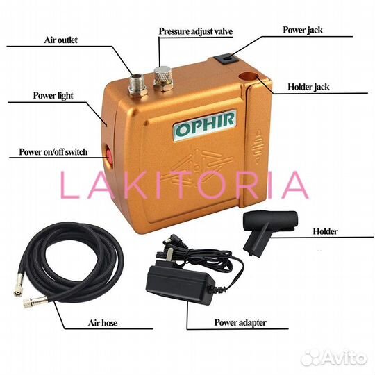 Аэрограф для бодиарта ophir