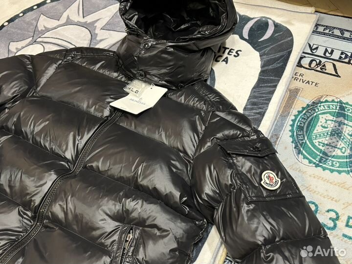 Пуховик moncler maya новый черный