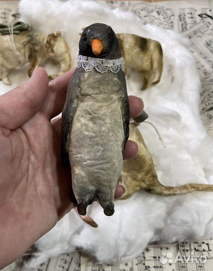 Ватные игрушки ручной работы