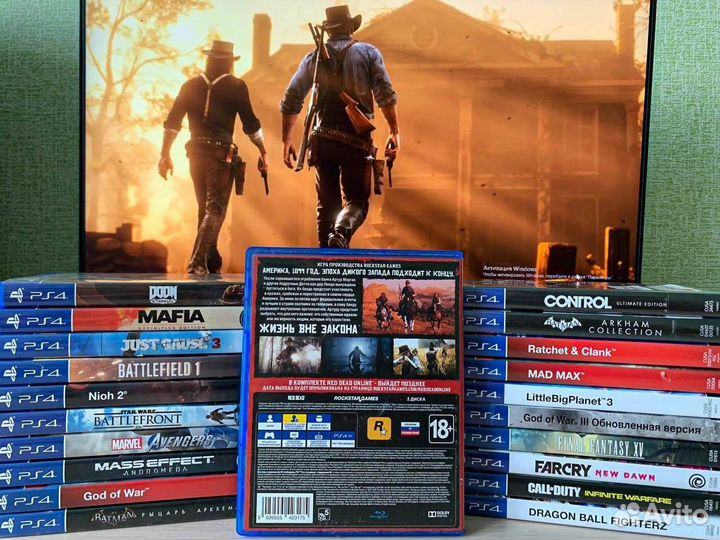 Игра Red Dead Redemption 2 ps 4