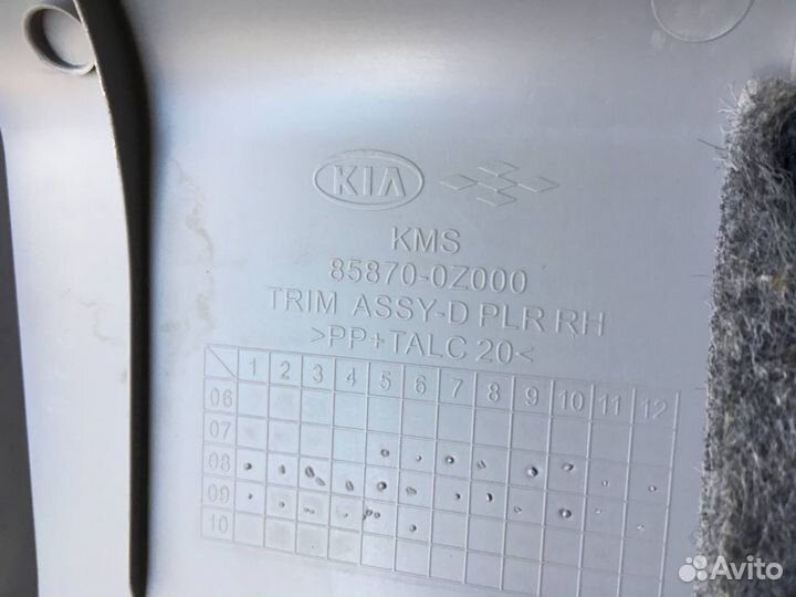 Обшивка стойки задней правой верхняя Sportage 2