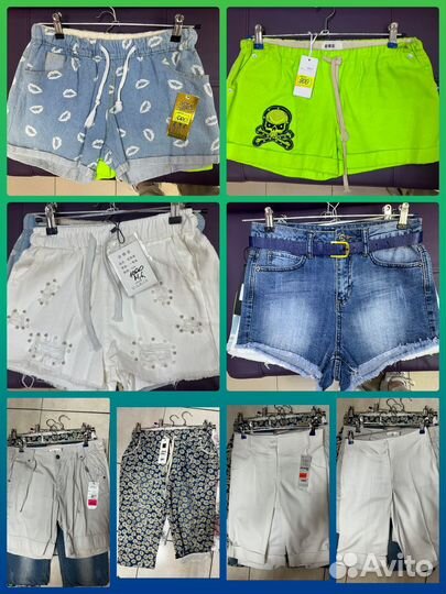 Шорты джинсовые