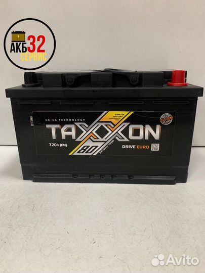 АКБ сервис 32*-taxxon drive 80А/ч обратной пол