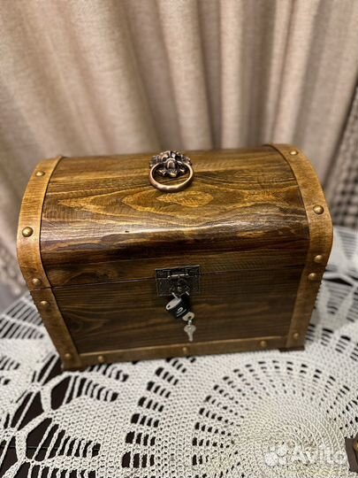 Сундучок деревянный, ручная работа