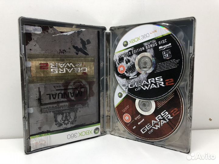 Steelbook Gears of War 2 Limited edition на Xbox 3